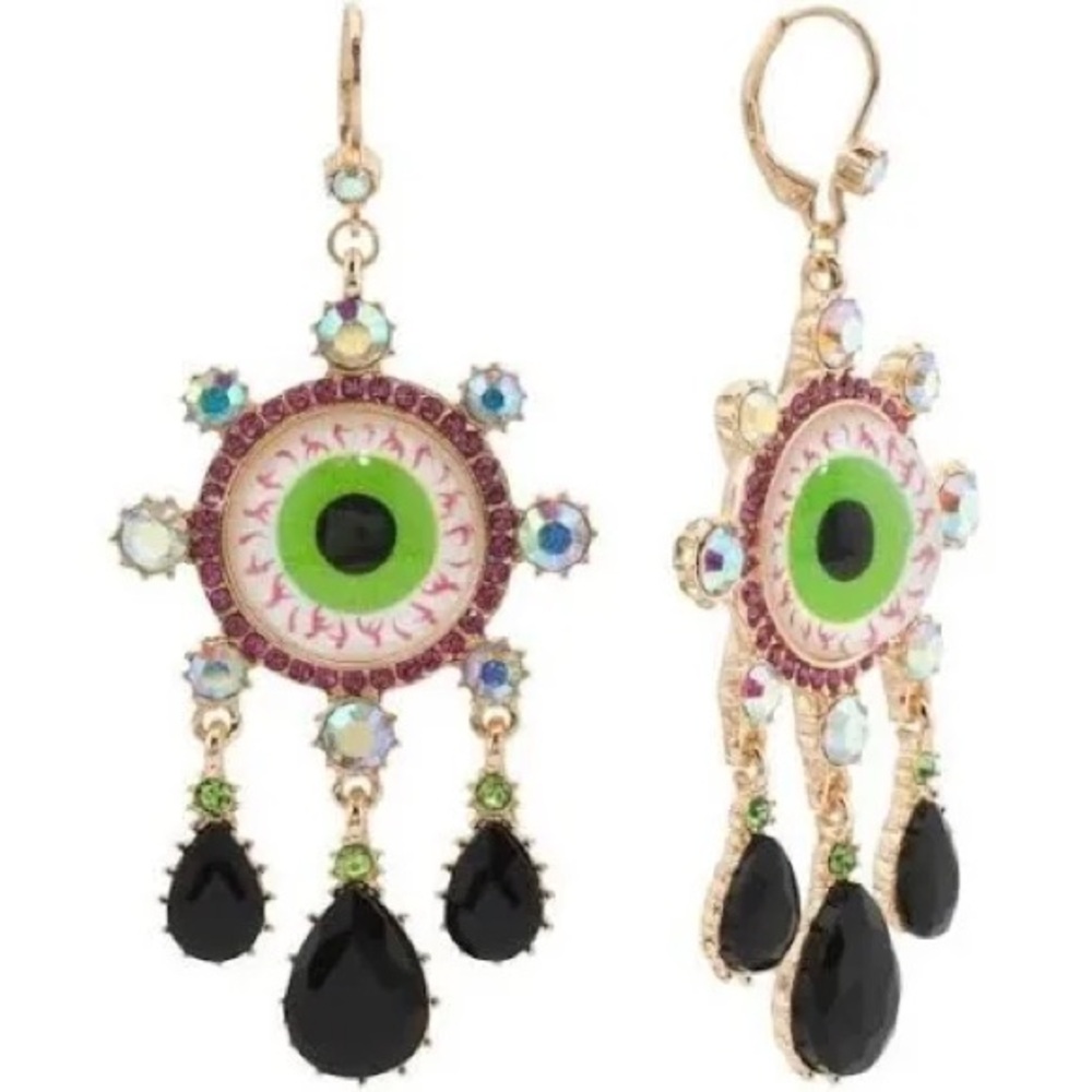 Authentic New with tag Betsy Johnson earrings.